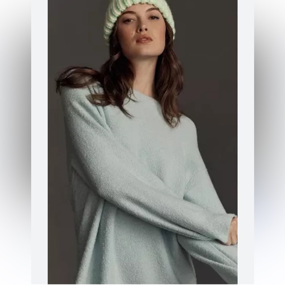 Anthropologie (Daily Practice) Blue Sweater Dress - Picture 3 of 7